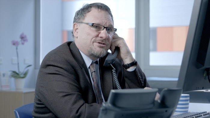 Man on phone